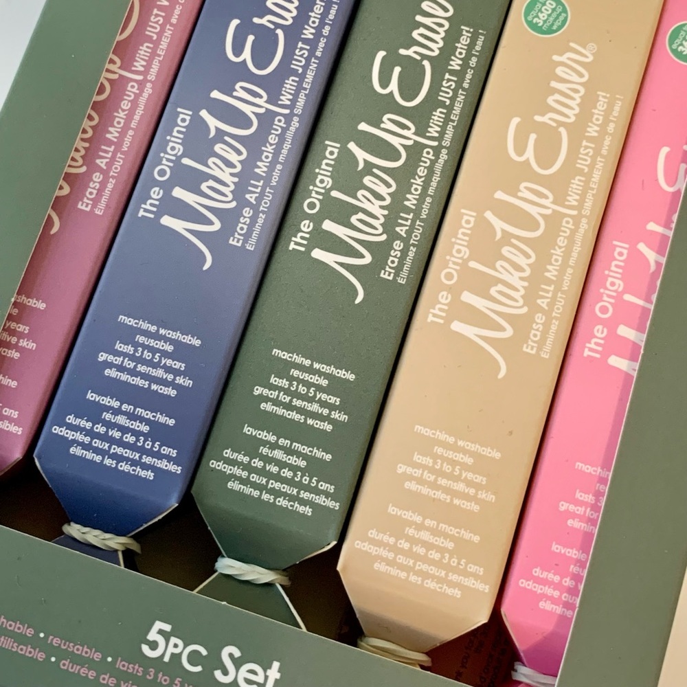 The Original Makeup Eraser 5 pc Set Brand New in Box